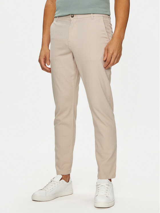 Selected Homme Chino Hlače Slh175-Slim 16094023 Bež Slim Fit