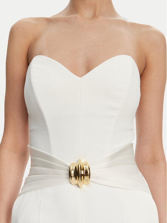 Elisabetta Franchi Elisabetta Franchi Jumpsuit TU-039-51E2 Weiß Regular Fit