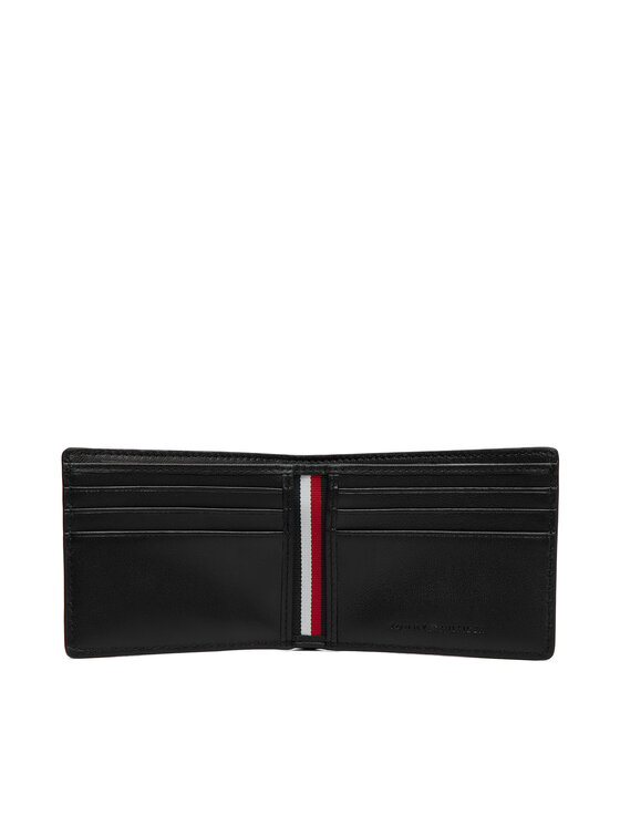 Tommy Hilfiger Tommy Hilfiger Rinkinys: piniginė ir raktų pakabukas Mini Cc Wallet & Key Fob AM0AM14805 Juoda