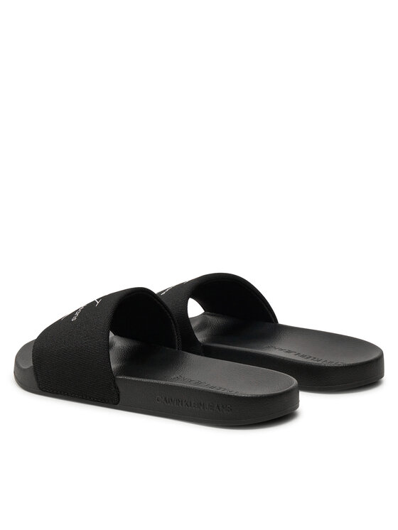 Calvin Klein Jeans Calvin Klein Jeans Şlapi Slide Monogram Wn YW0YW01835 Negru
