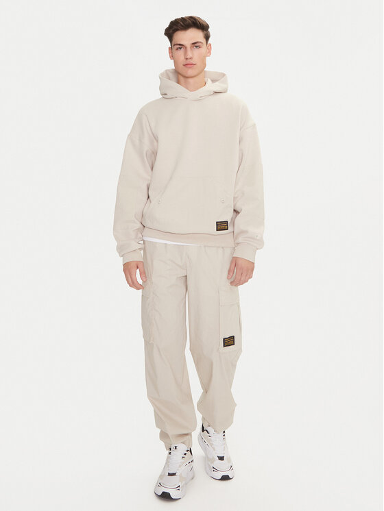 Champion Champion Donji dio trenerke 220415 Écru Loose Fit