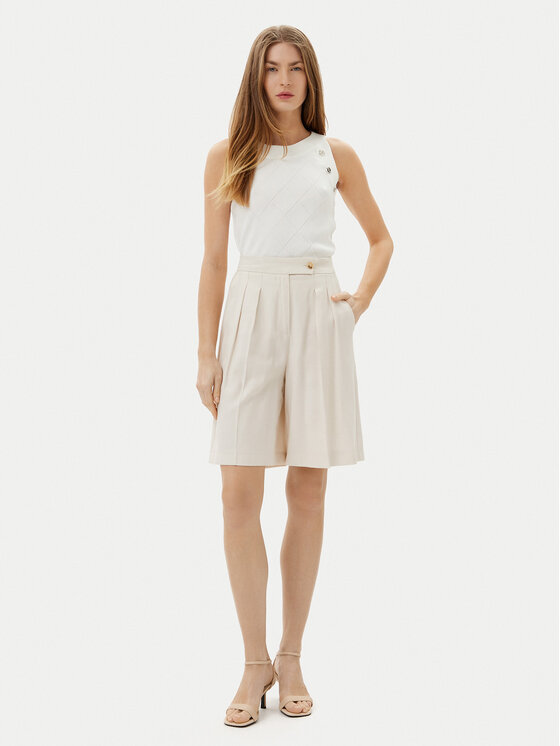 Artigli Artigli топ ACMA001879 Кремав Regular Fit