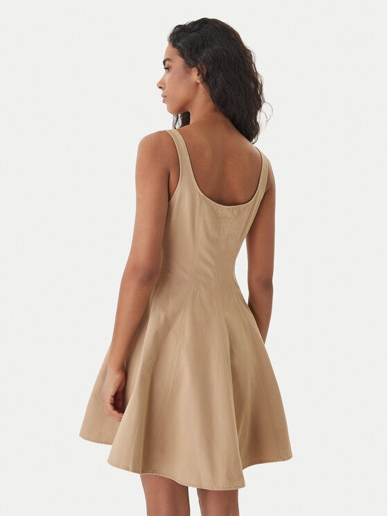 HUGO HUGO Vestito da giorno Kademe 50559409 Beige Regular Fit