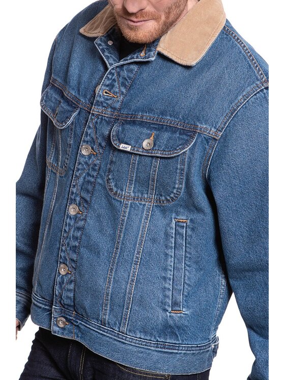 Lee Lee Giacca di jeans STORM RIDER JKT Blu Loose Fit