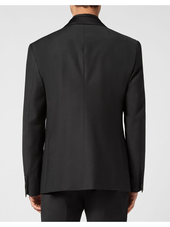 PHILIPP PLEIN PHILIPP PLEIN Marynarka 20729 Czarny Regular Fit