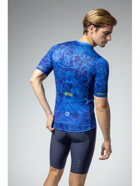 Alé Cycling Alé Cycling Koszulka rowerowa PR-E Town Niebieski Fitted Fit