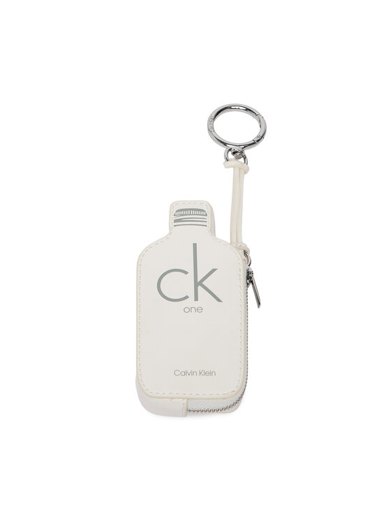 Calvin Klein Calvin Klein Breloc Ck One Bottle Zip Small Pouch LV04F1246G Alb