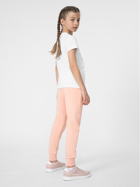 4F 4F T-shirt 4FJSS23TTSHF280 Bianco Regular Fit