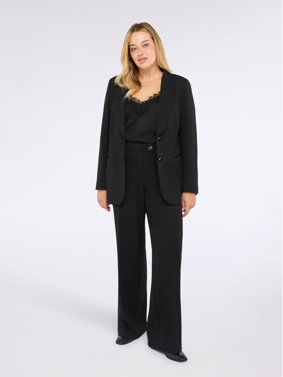 Fiorella Rubino Fiorella Rubino Giacca di transizione Q530T000213N033 Nero A-Line Fit