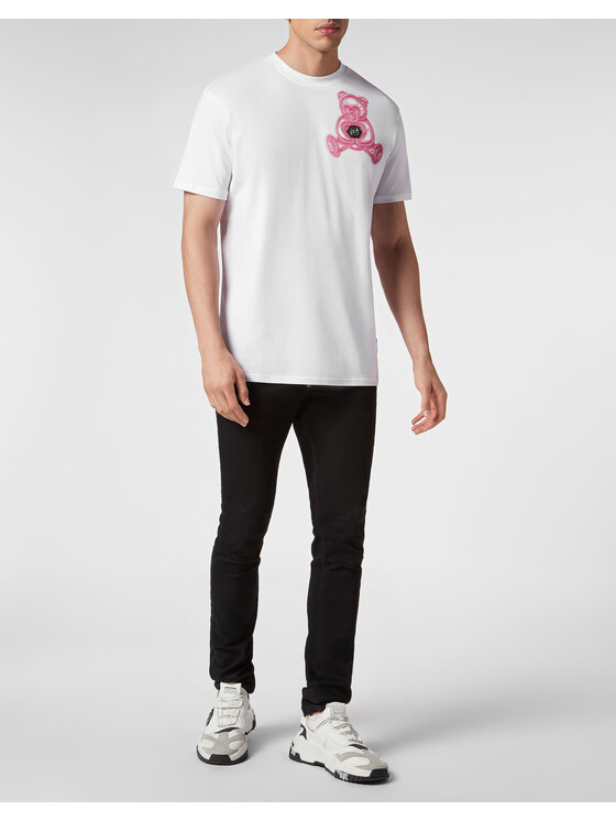 PHILIPP PLEIN PHILIPP PLEIN T-shirt 1389 Bianco Regular Fit