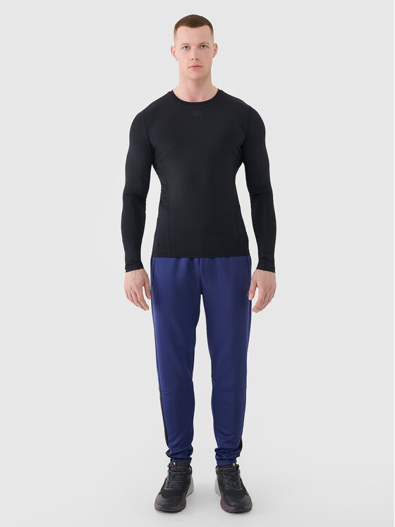 4F 4F Koszulka techniczna MULTI ACTIVE Czarny Slim Fit