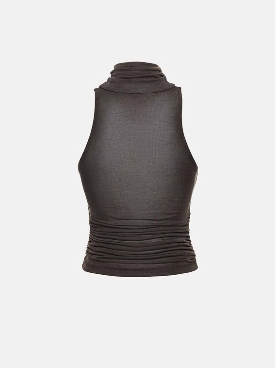 La Mania La Mania Top LES Marrone Basic Fit