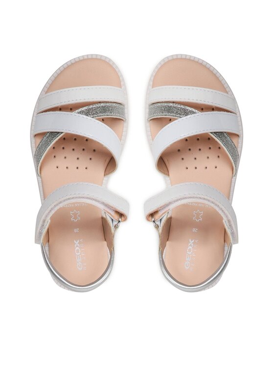Geox Geox Sandale J Sandal Karly Girl J5235D00254C1000 S Bijela