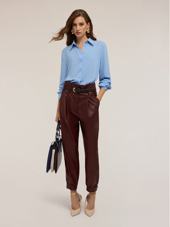 Motivi Motivi Camicia 5192Q200897N004 Turchese Regular Fit