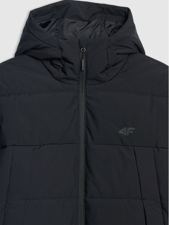 4F 4F Kurtka puchowa URBAN COMMUTER Czarny Regular Fit