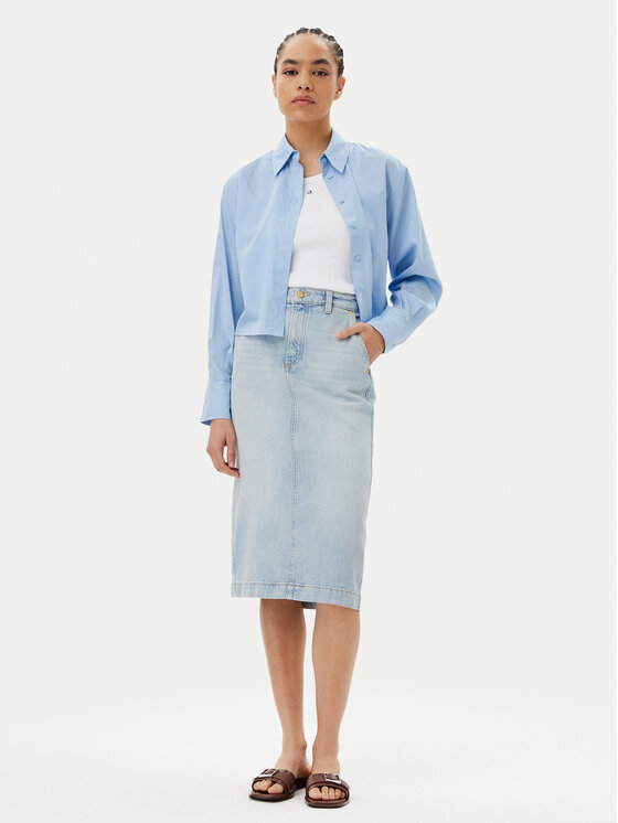 Marc O'Polo Marc O'Polo Gonna di jeans 503 9186 24009 Blu Regular Fit