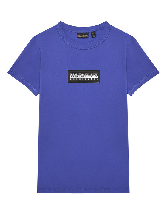Napapijri Napapijri T-Shirt S-Chamois NP0A4HYL D Modrá Regular Fit