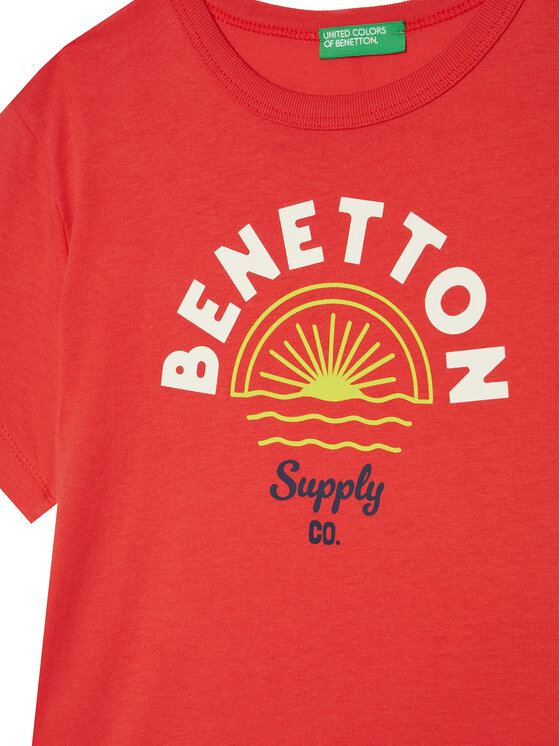 United Colors Of Benetton United Colors Of Benetton Sada T-shirt a šortky 3096GK00Q Barevná Regular Fit