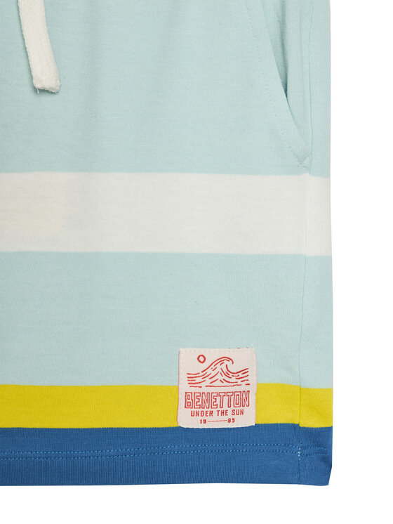 United Colors Of Benetton United Colors Of Benetton Športne kratke hlače 3FZMG901U Zelena Regular Fit