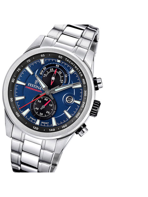 Festina Festina Zegarek F20694-5 Srebrny