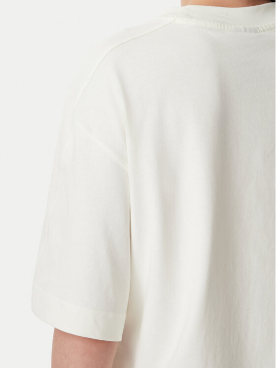 adidas adidas T-Shirt Kit Small Logo KT0297 Krémová Regular Fit