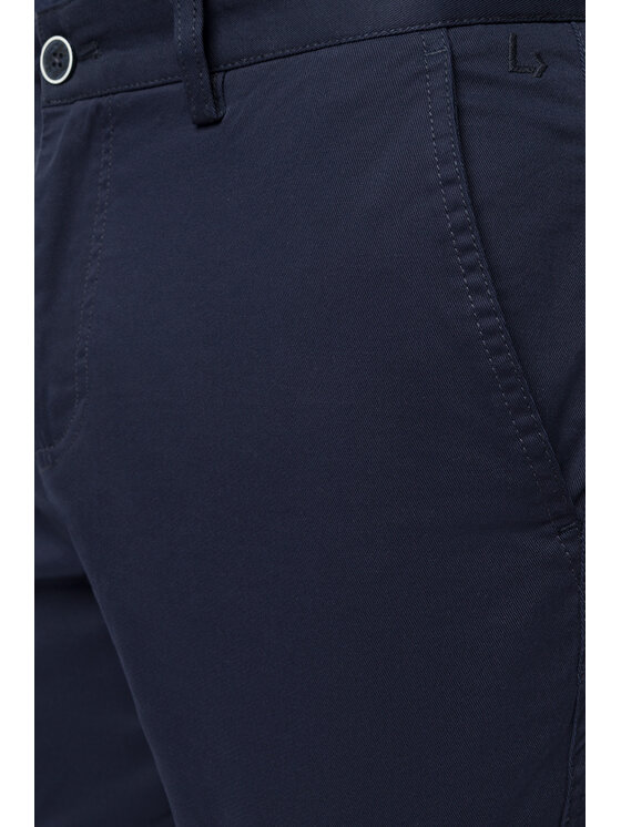 Lancerto Lancerto Spodnie materiałowe NelsonSP082123000009 Granatowy Slim Fit
