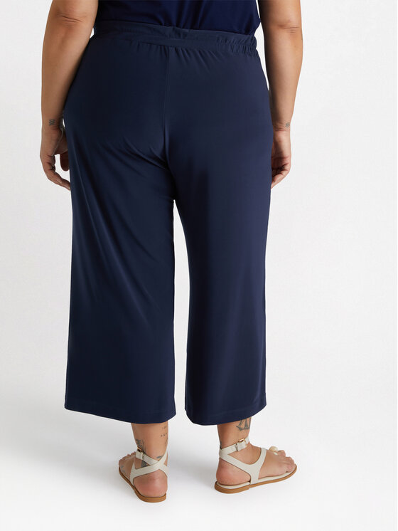 Fiorella Rubino Fiorella Rubino Pantaloni di tessuto P809L002093N034 Blu A-Line Fit