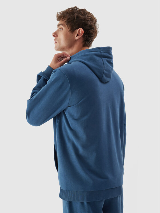 4F 4F Μπλούζα 4FAW23TSWSM695 Μπλε Regular Fit