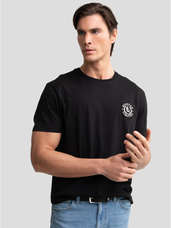 BIG STAR BIG STAR T-Shirt REAGER_906_150 Czarny Oversize