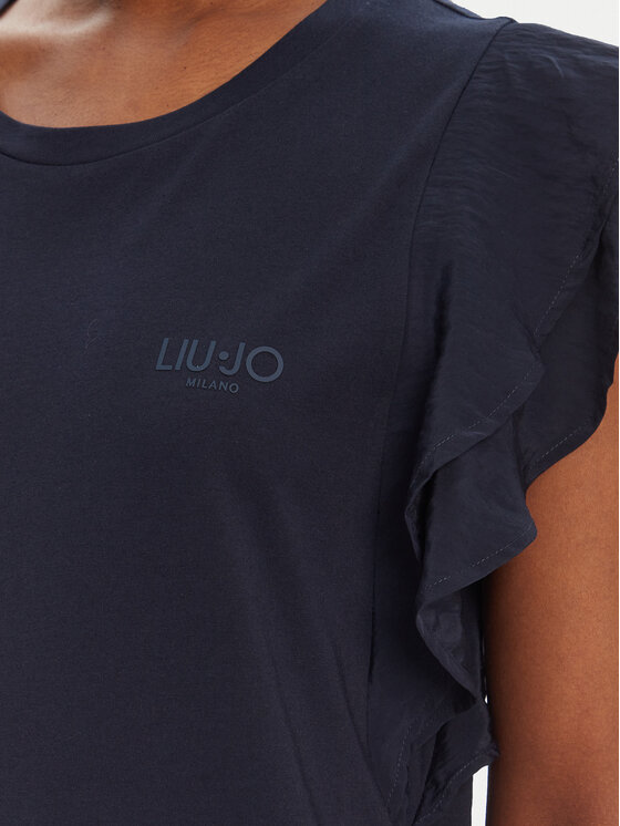 Liu Jo Liu Jo Bluse TA5178 J5904 Dunkelblau Regular Fit