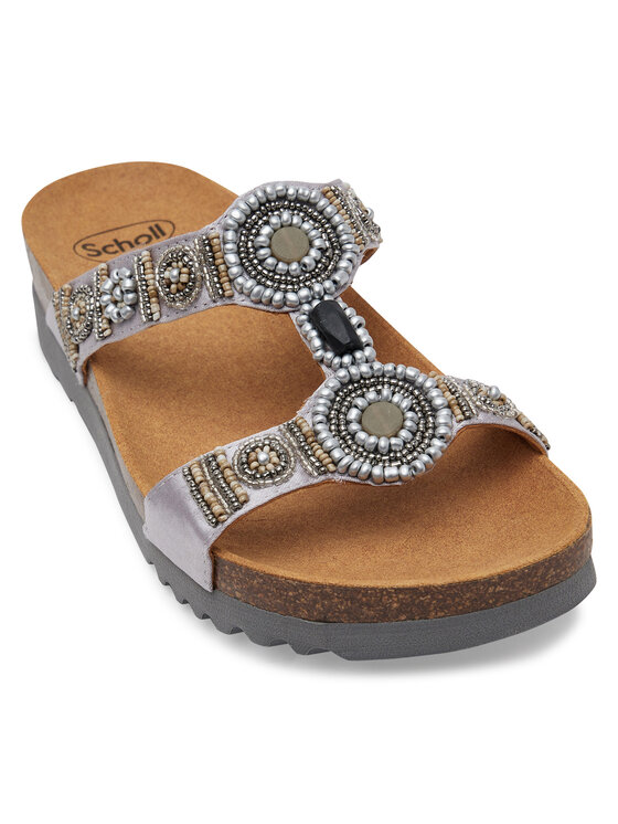 Scholl Scholl Шльопанці New Bogota MF26607 1628 Срібний