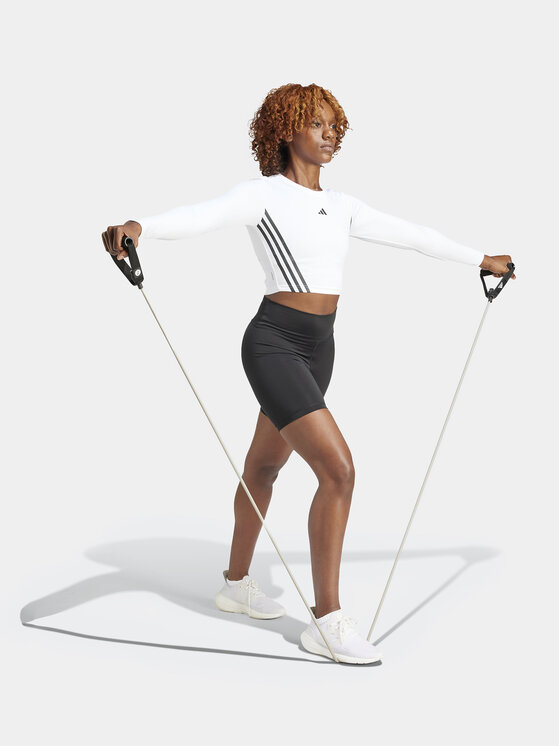 adidas adidas Φανελάκι τεχνικό AEROREADY Hyperglam IL6971 Λευκό Tight Fit