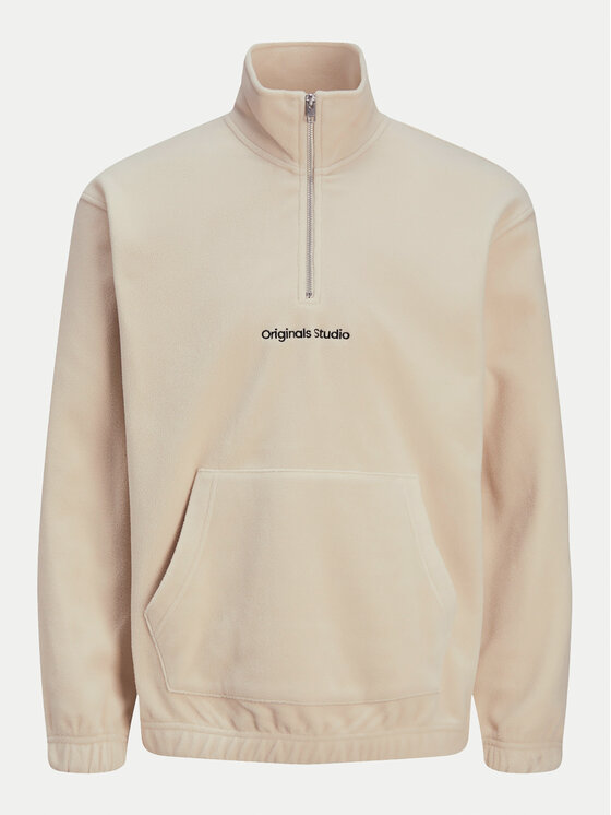 Jack&Jones Jack&Jones Felpa di pile Vesterbro 12262981 Beige Relaxed Fit