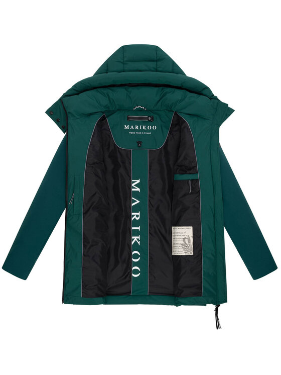 Marikoo Marikoo Kurtka zimowa Tivaa Zielony Regular Fit