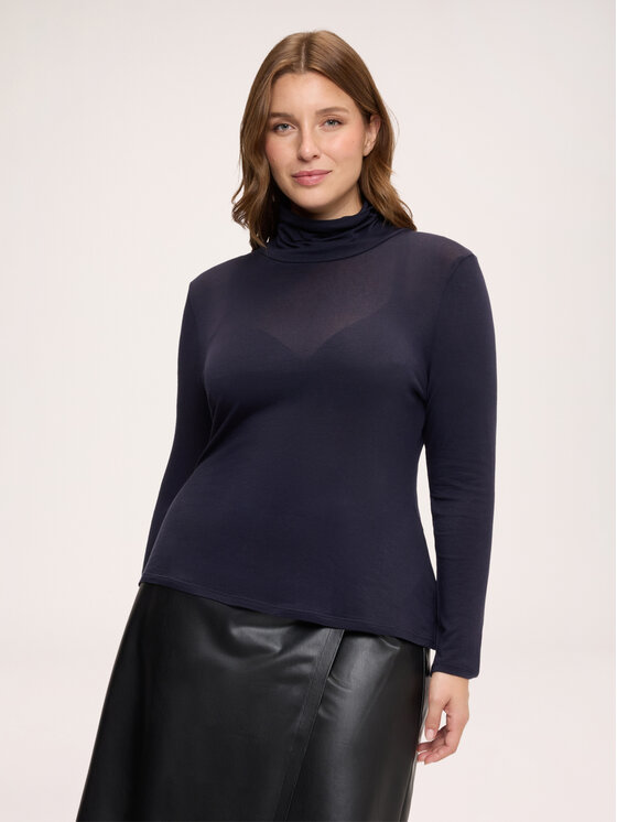 Fiorella Rubino Fiorella Rubino T-Shirt G019L009546N034 Niebieski Regular Fit
