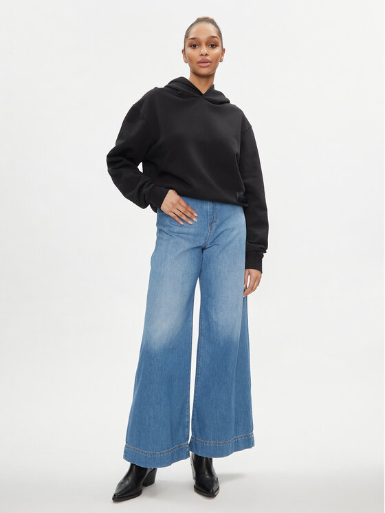 REPLAY Replay Суитшърт W3711H.000.23614P Черен Relaxed Fit