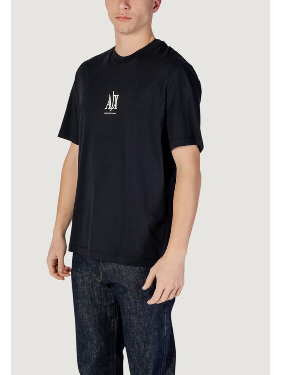 Armani Exchange Armani Exchange T-Shirt 28480 Niebieski Comfort Fit