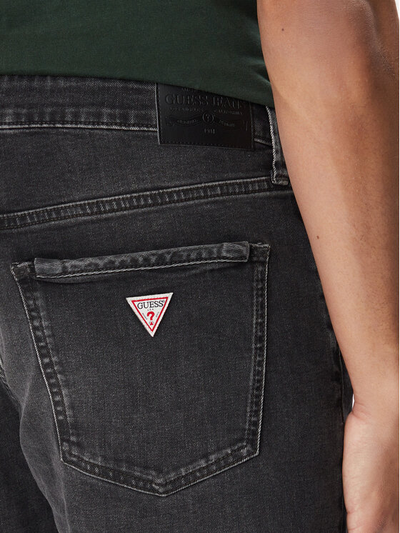 Guess Jeans Guess Jeans Jeansy M6BA1B D1857 Tmavě šedá Straight Fit