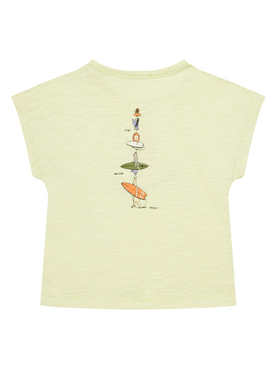 United Colors Of Benetton United Colors Of Benetton Sada T-shirt a šortky 3O7SAK014 Zelená Regular Fit