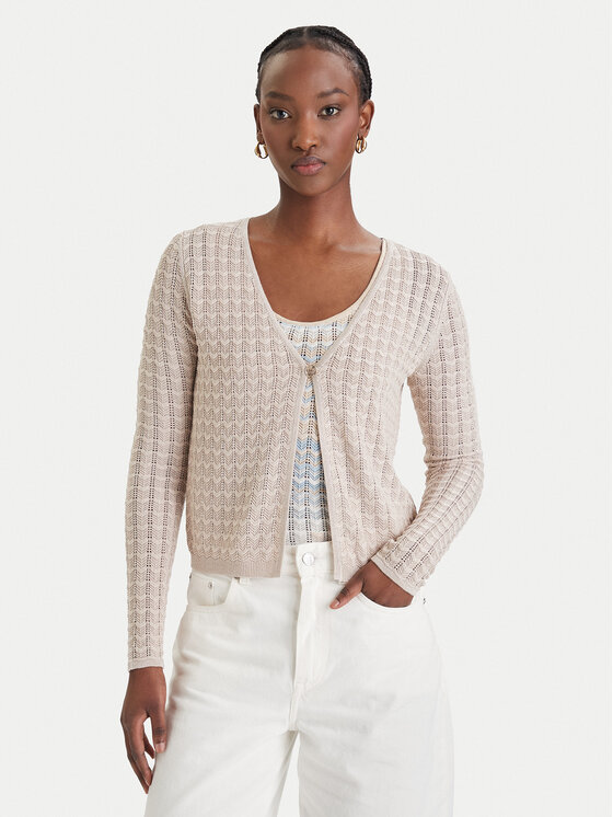 Guess Guess Cardigan W6GR07 Z0588 Bej Regular Fit