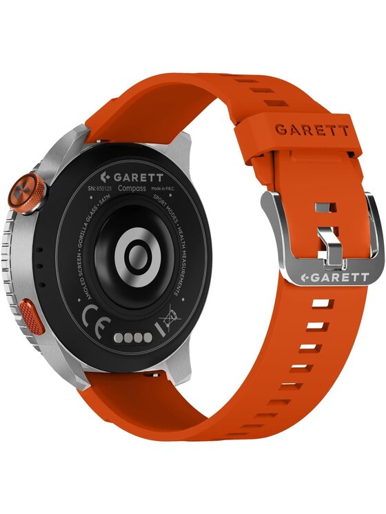 Garett Garett Zegarek 5904238487365-PAY-BLACK Czarny