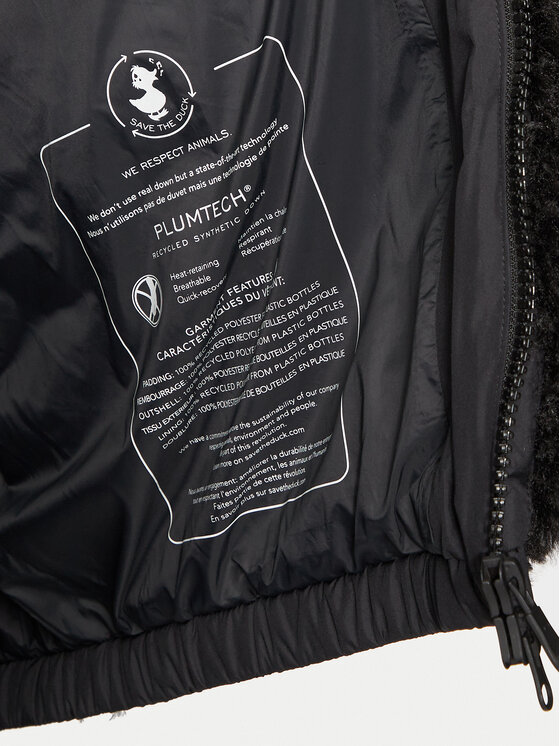 Save The Duck Save The Duck Télikabát D32014M CURL19 Fekete Regular Fit