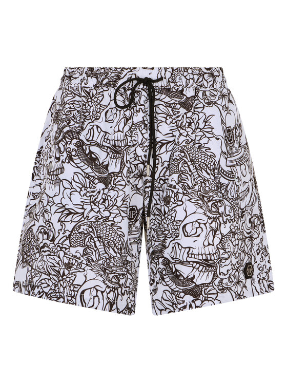PHILIPP PLEIN PHILIPP PLEIN Kąpielówki 30467 Biały