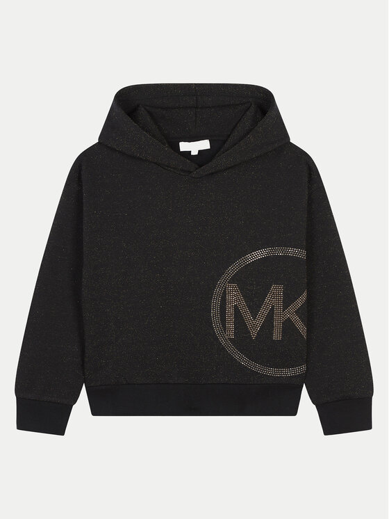 MICHAEL KORS KIDS Džemperis ar kapuci R30154 M Melns Regular Fit