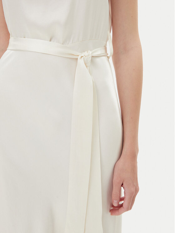 ViCOLO ViCOLO Večerní šaty TD0766 Écru Regular Fit