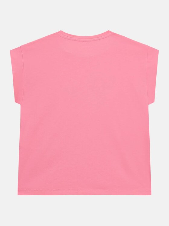 Guess Kids Guess Kids Top 176533 Różowy Classic Fit