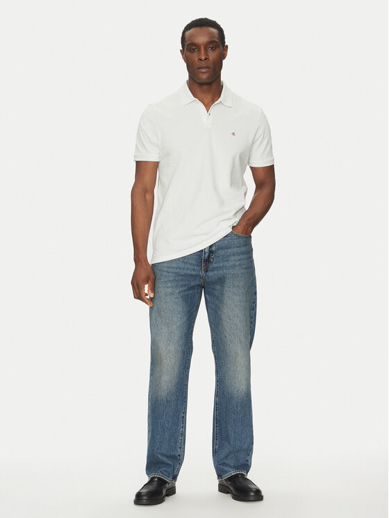 Calvin Klein Jeans Calvin Klein Jeans Polo marškinėliai LV040EM269 Balta Regular Fit