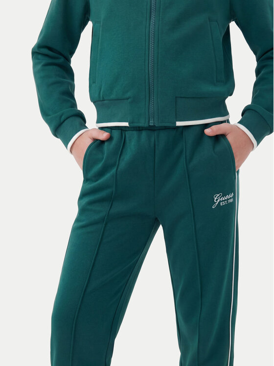 Guess Donji dio trenerke J6YB12 K3932 Tamno zelena Regular Fit