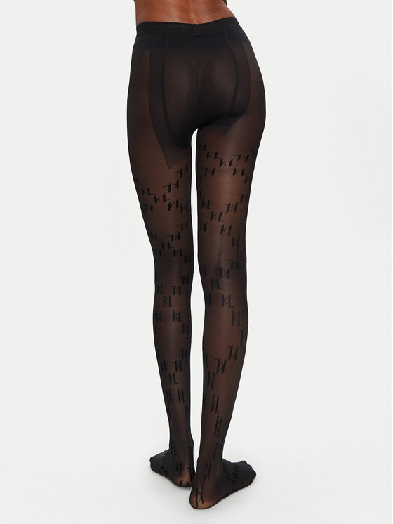 KARL LAGERFELD KARL LAGERFELD Rajstopy Damskie 246W3903 Czarny