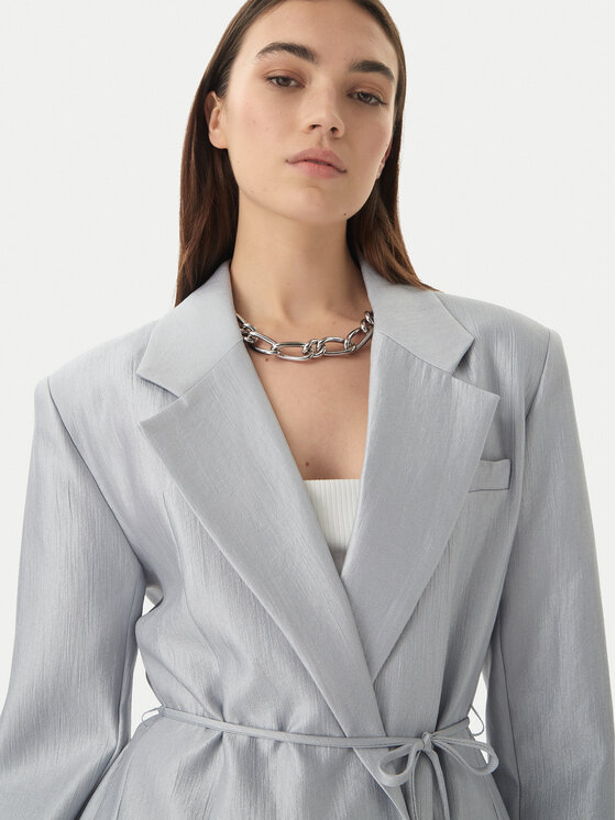 Eleh Eleh Giacca da abito SS260402 Celeste Relaxed Fit